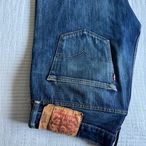 Levi's 501 Men's Dark Blue Relaxed Jeans
